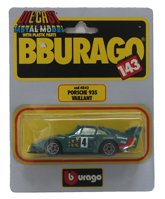 Bburago 1:43 4842 Porsche 935 Vaillant Green #4 MOC Italy (blister pack)