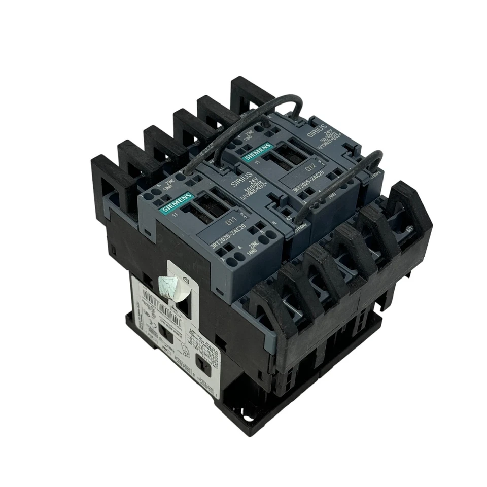 Siemens 3RA2325-8XB30-2AC2 Reversing Contactor 13A 24V AC Coil 3-Pole SIRIUS - Imagem 3 de 4