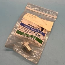 EZ Oil Drain Valve (H-001) Straight Hose End - 3/8" Straight Small Silver