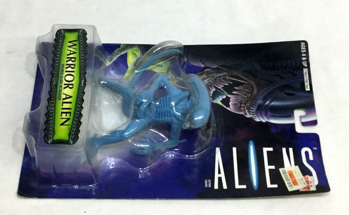 1996 Kenner Aliens Blue Warrior Figure Movie Series MOC Sealed
