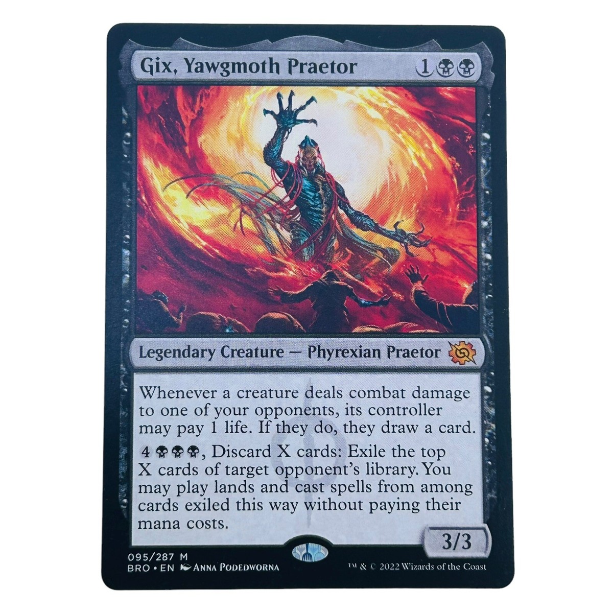 MTG Gix, Yawgmoth Praetor NM The Brothers' War Mythic Magic The Gathering Card | eBay MTG Gix, Yawgmoth Praetor NM The Brothers' War Mythic Magic The Gathering Card | eBay