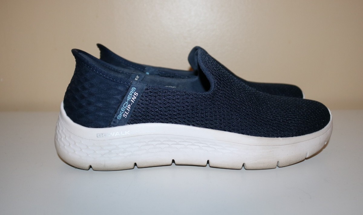 Skechers Navy Slip-On Shoes with White Sole Men main image 2