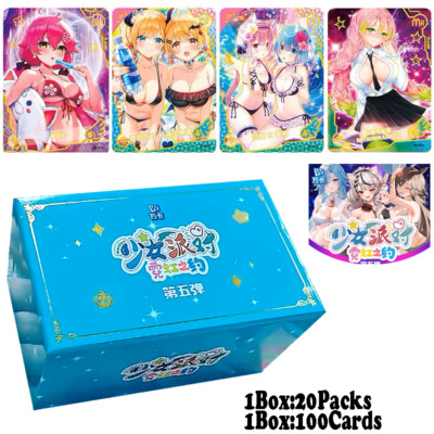 Maiden Girl Party 5 Goddess Spicy Waifu Trading Cards 20 Pack