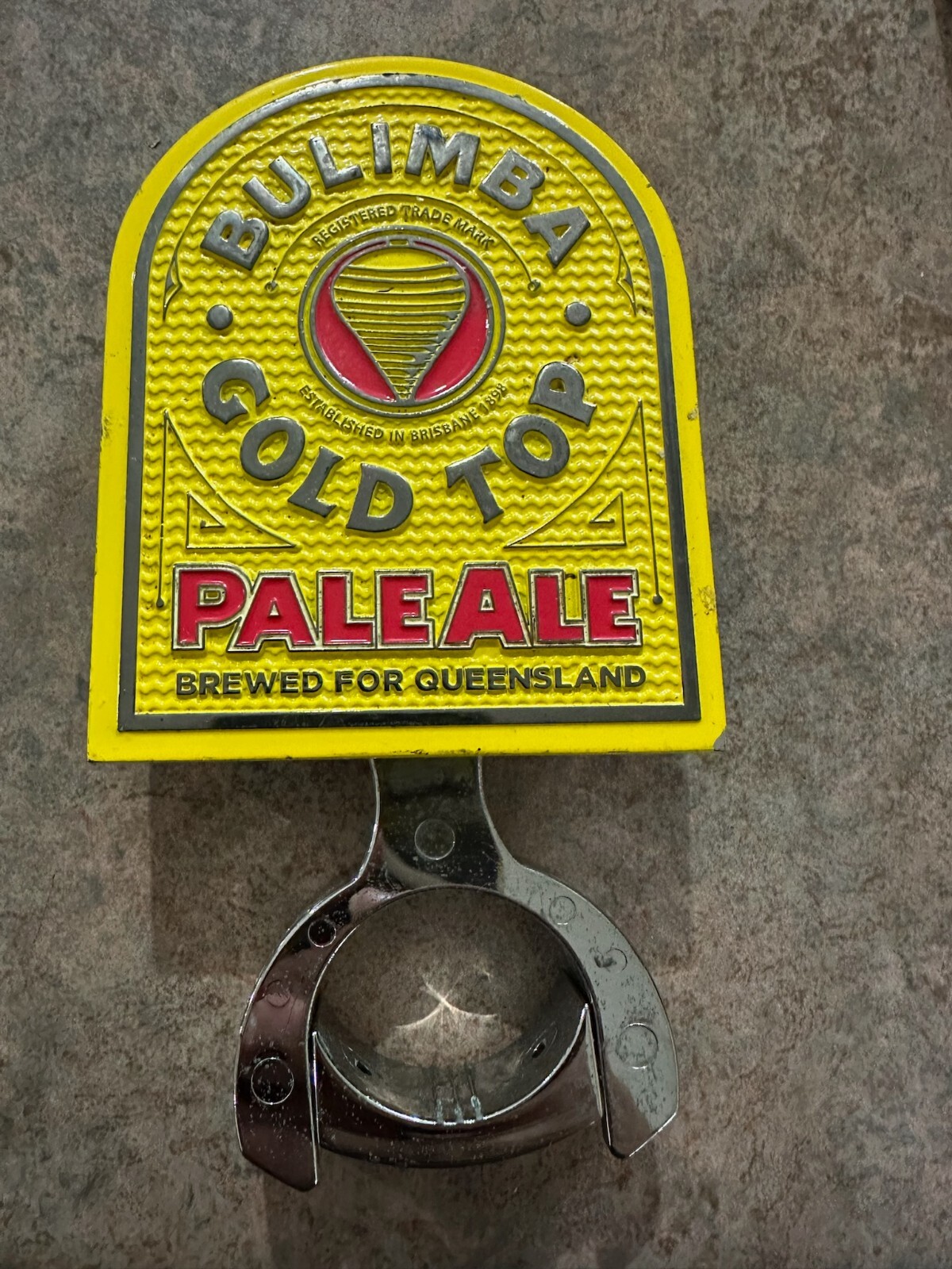 Beer Tap Badge Decal Metal Bulimba Gold Top Pale Ale Top Topper eBay