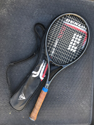 Dunlop Black Max 2 Tennisschläger LM4 Max Series mit Hülle West Germany