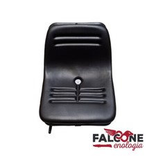 SEDILE IN ECOPELLE PER TRATTORE MULETTO ECC NERO CON MONOSOCCA ESTERNA CON GUIDE