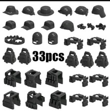 Building Blocks Minifigure Guns Weapons Helmet SWAT Military Army Accessories