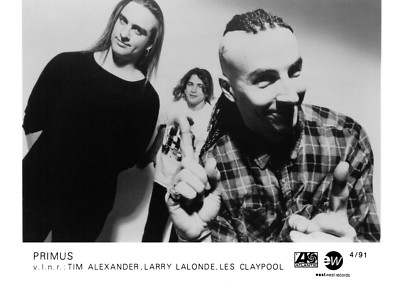 Primus - Promo Photo 1991 - Sailing The Seas Of Cheese - Pork Soda - Brown Album