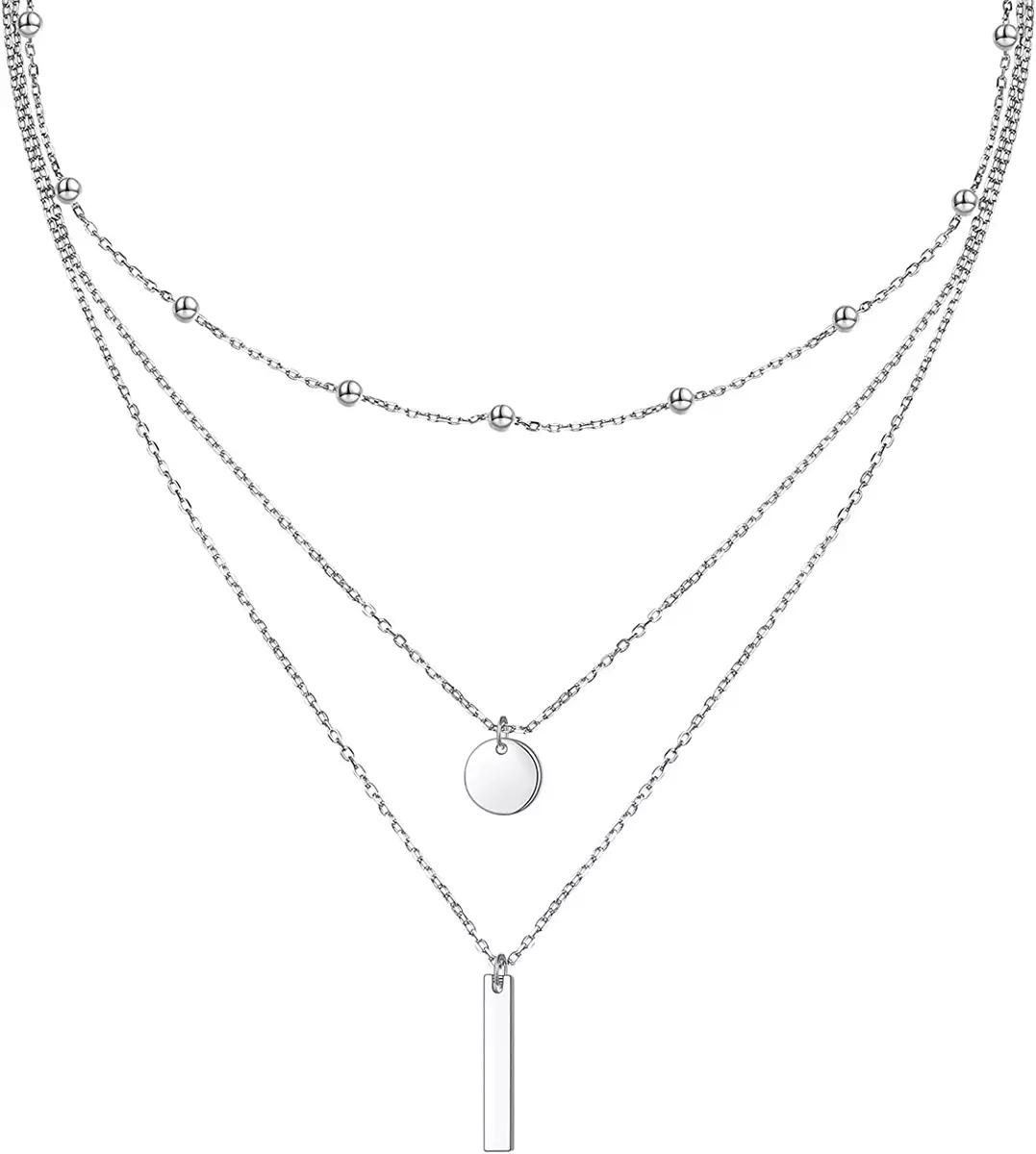 BOSS Iris Stainless Steel Triple Layered Necklace | 0131821 | Beaverbrooks  the Jewellers