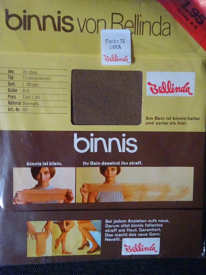 Straps – Strümpfe Feinstrümpfe Bellinda Binnis inka 8 - 9 / I / 35-37 NEU! - Bild 4 von 4