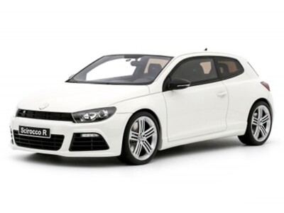 2008 VOLKSWAGEN SCIROCCO 3 R PHASE 1 CANDY WHITE 1/18 CAR BY OTTO MOBILE OT1090