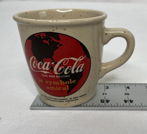 Coca Cola 1997 “le Symbole Amical” Coffe Drink Mug - 第 6/7 張圖片