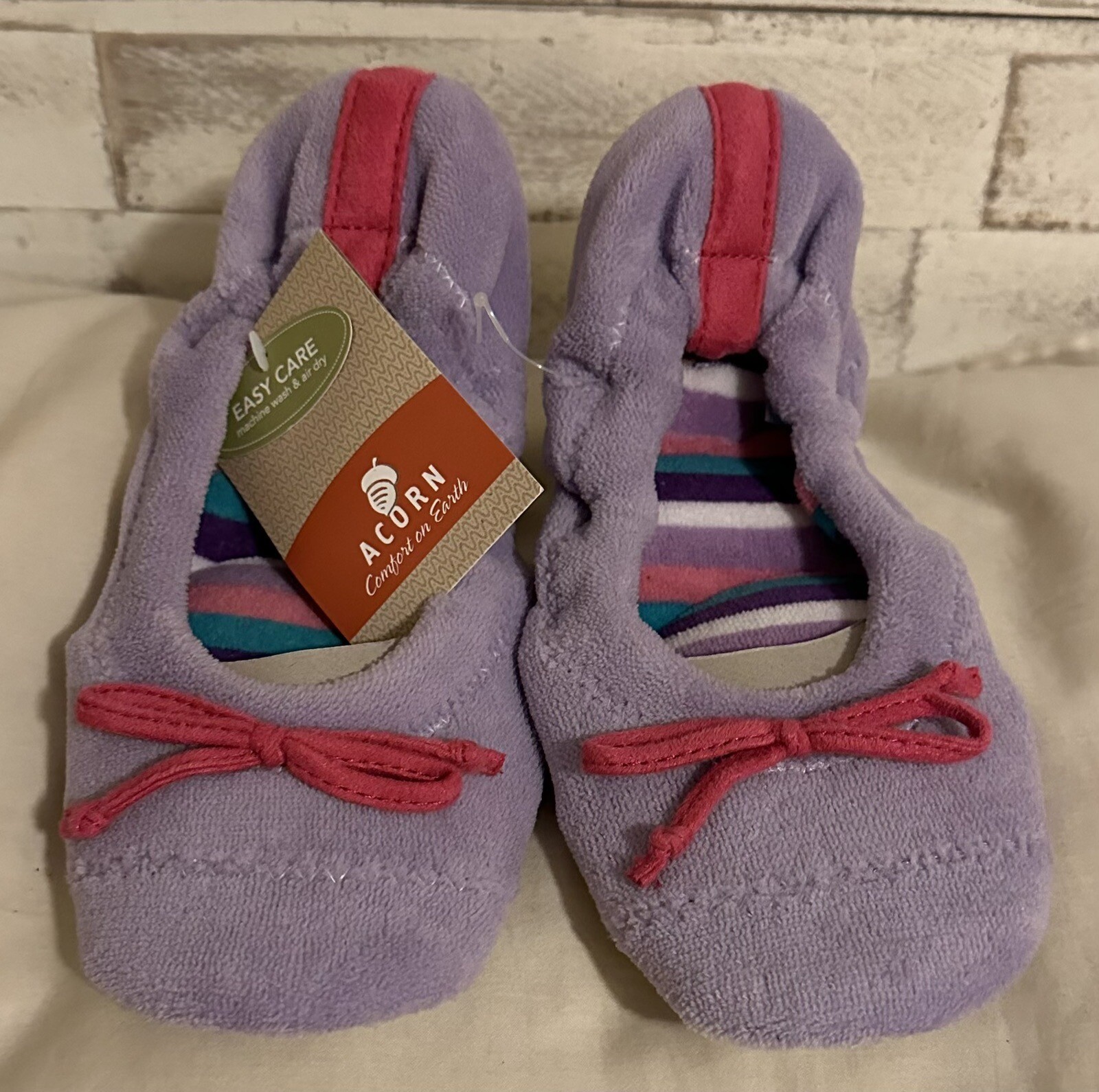 SAOLA Ciabatte donna ghianda slip on in pile suola morbida viola taglia 5 6