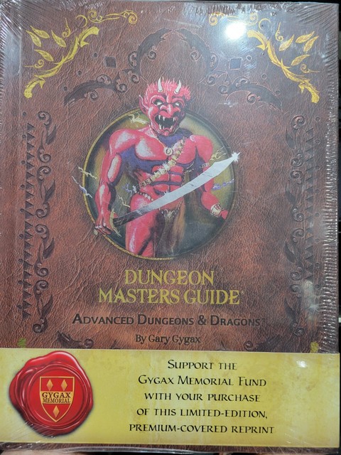 Dungeon Masters Guide AD&D Gyga Memorial Limited Edition