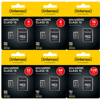 Intenso Micro SD Memory Card Class 10 MicroSDHC 4GB 8GB 16GB 32GB 64GB 128GB