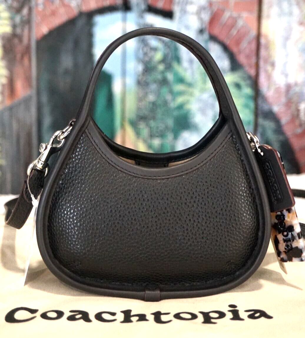 NWT Coachtopia Mini Ergo CO662 Crossbody Strap Handbag BLACK
