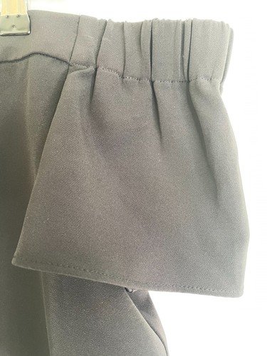 Jayson Brunsdon Womans Off the Shoulder Black Top Size S - Picture 3 of 7