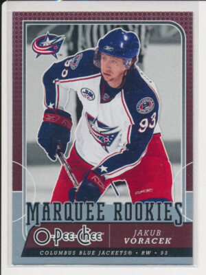 2008-09 O-Pee-Chee #758 JAKUB VORACEK - RC Rookie Card - Columbus Blue Jackets