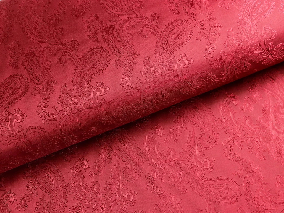 FUTTERSTOFF Stoff Futter Innenfutter Paisleymuster glanzvoll BORDEAUX EUR 8,98/m - Bild 2 von 2