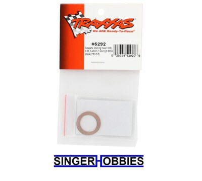 Traxxas 5292 Gaskets Cooling Head: 0.20, 0.30, 0.40mm (0.30mm