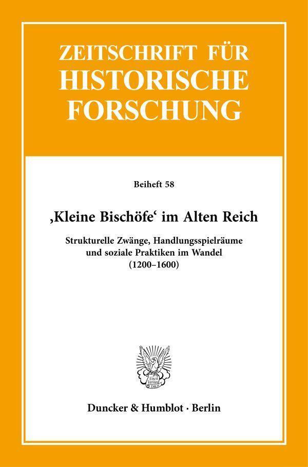 Thumbnail - >kleine Bischöfe< Alten Reich. | Oliver Auge (u. A.) | Taschenbuch |