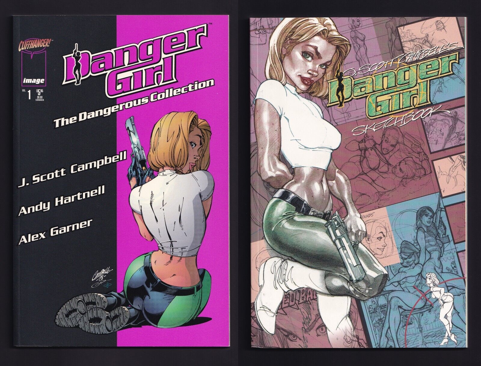 J. Scott Campbell's Danger Girl Sketchbook & The Dangerous Collection #1 Image
