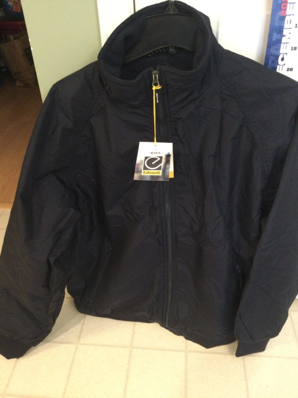 Men's Thermal Fleece 3-Season Jacket by Edwards - Dark Blue - Large - NEW/wTags