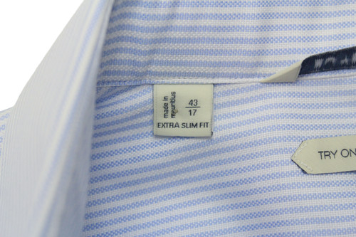 Suitsupply Try On Extra Slim Fit Hemd Knopfleiste Herren 43 / 17 - Bild 7 von 10