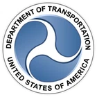 Department of Transportation  USA sticker decal 4" X 4"