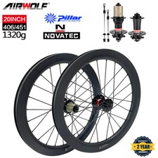 AIRWOLF 20 Zoll 406/451 Carbon-Klapprad Laufradsatz Fahrradfelgen Novatec791/792