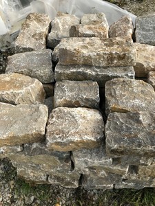 Muschelkalk Steine Maschinen Gespalten Eine Seite Gesagt Gartenmauer Ebay