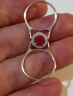 FLIP RING NATURAL GEM TESTED ROUND RUBY MAN MADE DIAMOND 4.70CT 925 SILVER SIZE7 — photo 7