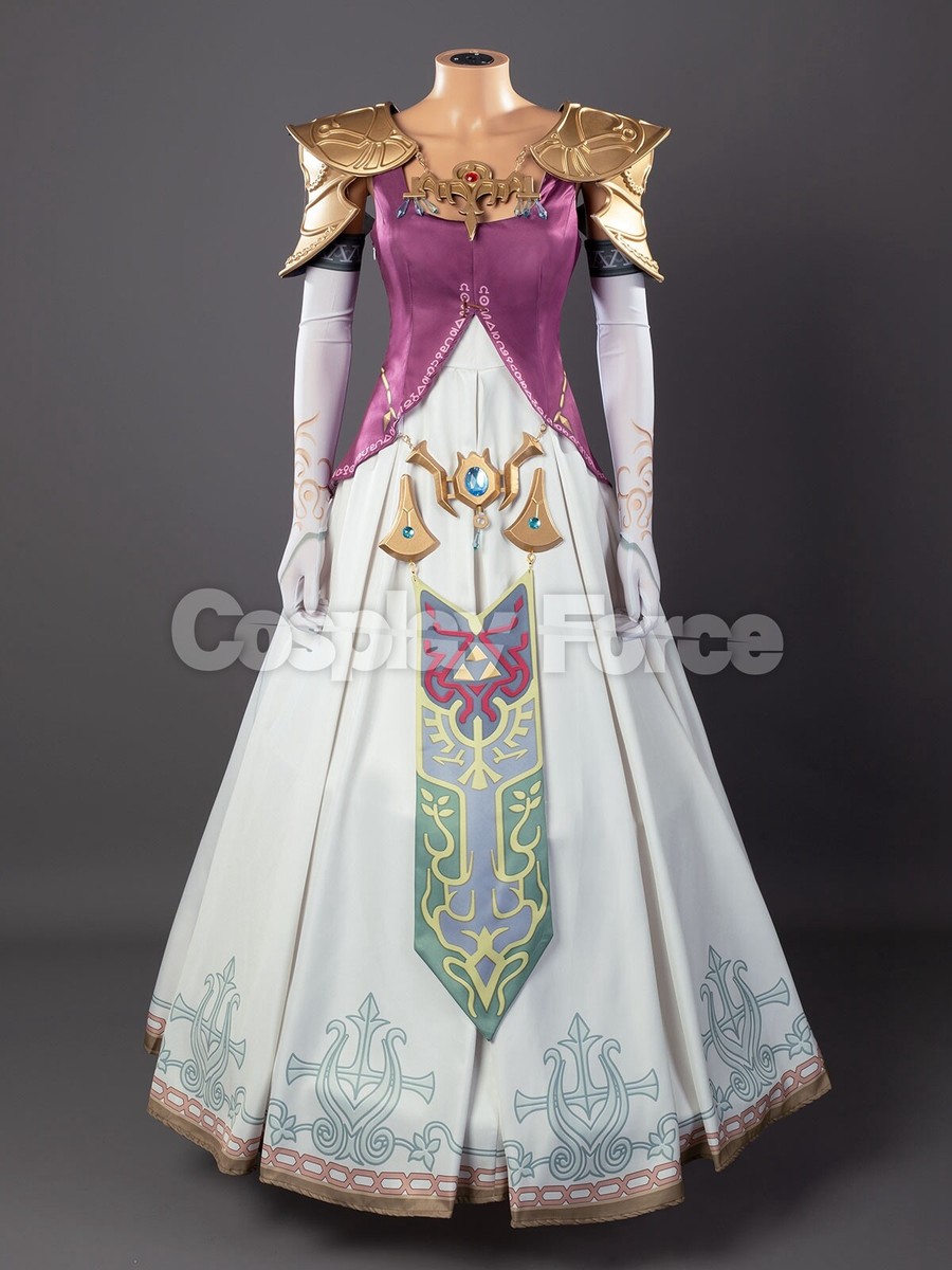 Twilight Princess Zelda Princess Cosplay Costume Women Dress mp005257