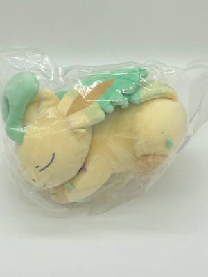 Pokemon Sleeping Leafeon SUYASUYA Friend Stuffed Toy 36cm