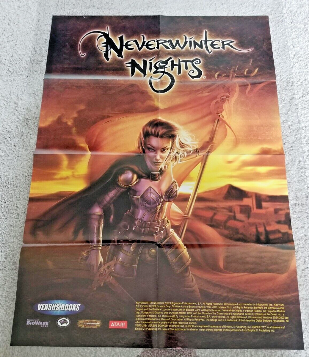 Neverwinter Nights poster (2002, 21x30 in) vintage Versus Books