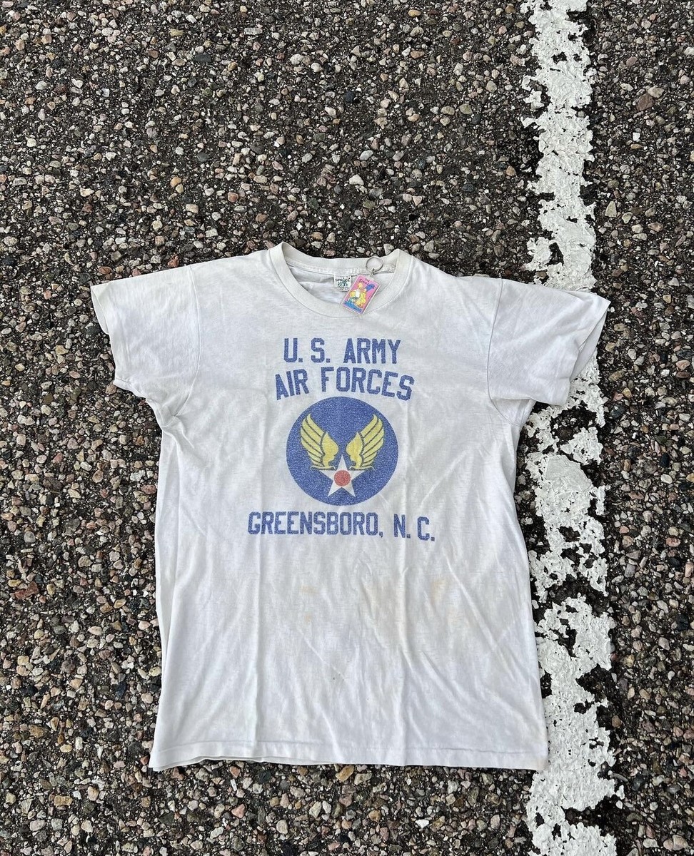 vintage 50s 60s us army air force greensboro nc mayo spruce large 