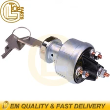 Ignition Key Switch for Genie GTH-636 GTH-644 GTH-844 GTH-1048 GTH-1056