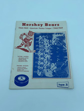 1968-69 Calder Cup Finals Hockey Program Hershey Bears v Quebec Aces 4/30