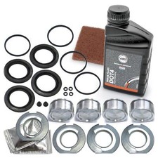 2x Bremssattel Reparatursatz + Kolben vorne 60 mm für Mercedes-Benz 123 SL Coupe