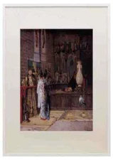 Edouard Castres At The Japanese Market A3 A4 Framed Print Picture