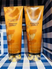 2 X Victoria's Secret TOASTED HONEY Fragrance Body Lotion 8 fl oz NEW