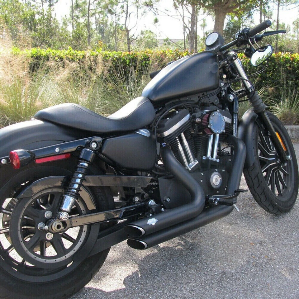 For Harley Sportster Iron XL 883 1200 72 48 88-Up Air Cleaner Intake Filter Kit - Image 2 of 4