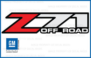 set of 2 Z71 Offroad 01 06 sticker decal Parts Chevy  