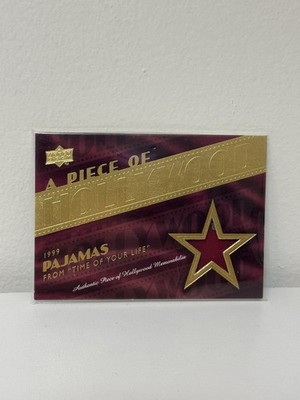 2008 Upper Deck A Piece of Hollywood Time of Your Life Pajamas Swatch Card