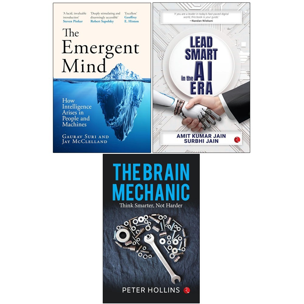 Emergent Mind, Lead Smart in the AI Era , Brain Mechanic 3 Books Collection Set