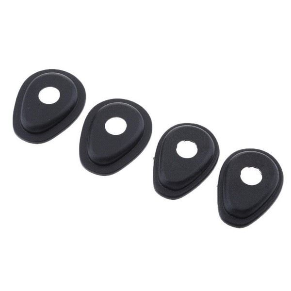 4X Blinker Anzeige Abstandshalter FüR /MT-03/MT-07 Roller Schwarz-image