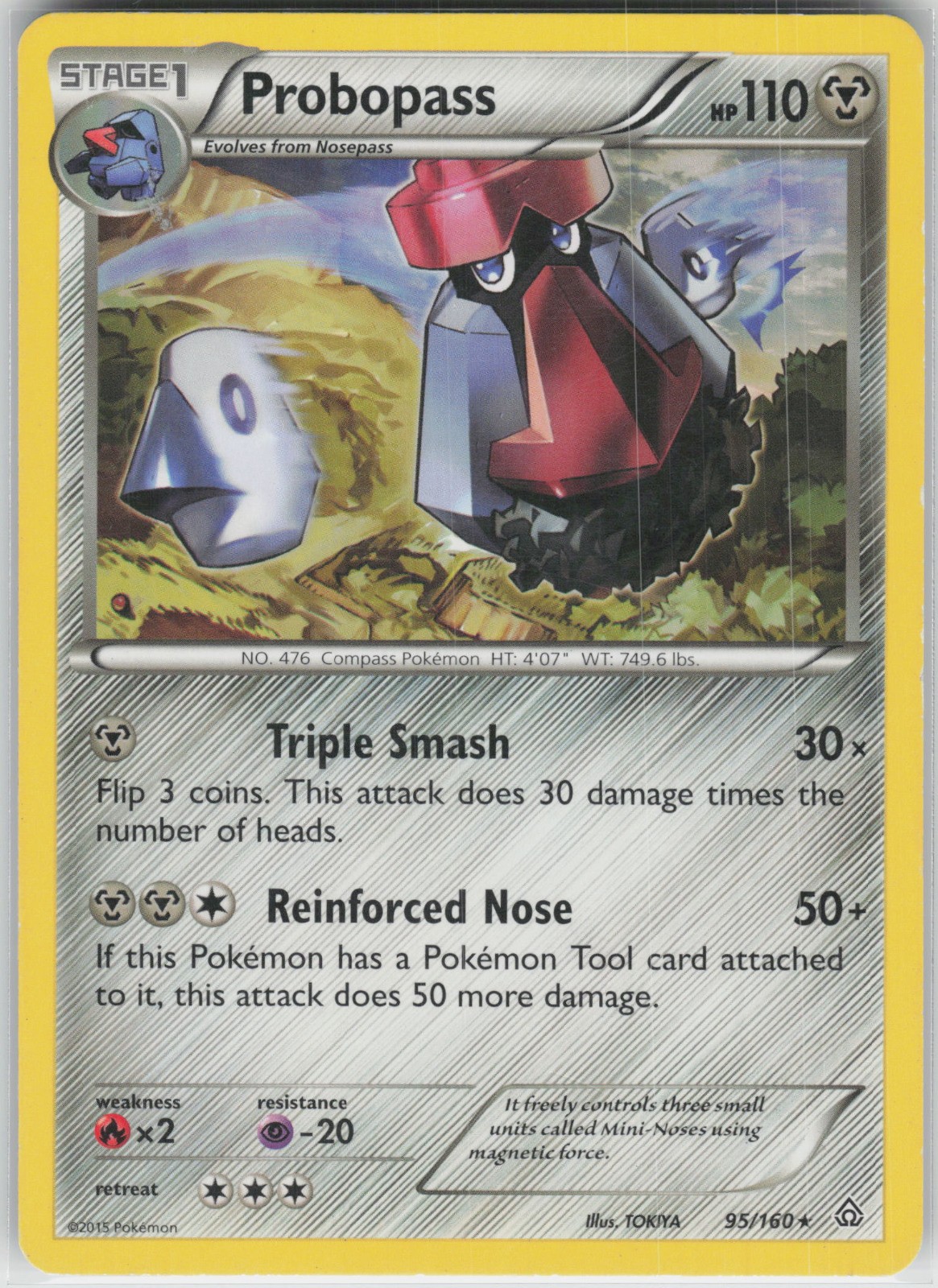 Probopass Rare XY - Primal Clash 95/160 LP