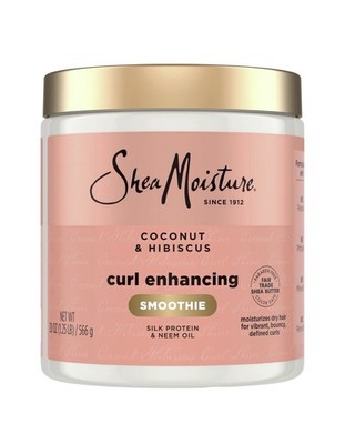 Shea Moisture Coconut & Hibiscus Curl Smoothie 20 oz Silk Protein Neem Oil