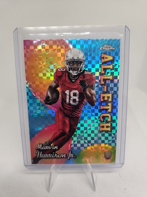 2024 Topps Chrome All-Etch Xfractor Marvin Harrison Jr. (RC) #CAE-MH - Cardinals