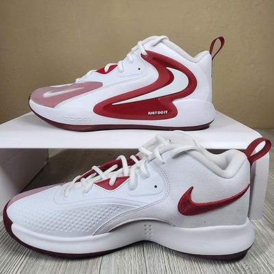 NIKE ZOOM ナイキ　バスケットボールシューズ ホワイト レッド Nike Zoom Hyperset 2 Volleyball White/Team Red Mens Size 10 New